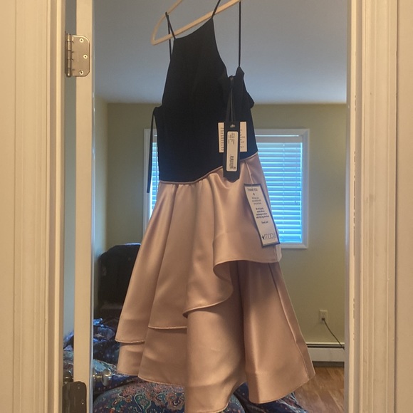 Betsy & Adam Women's Halter-Top Fit & Flare Dress Size 6 - Picture 2 of 3